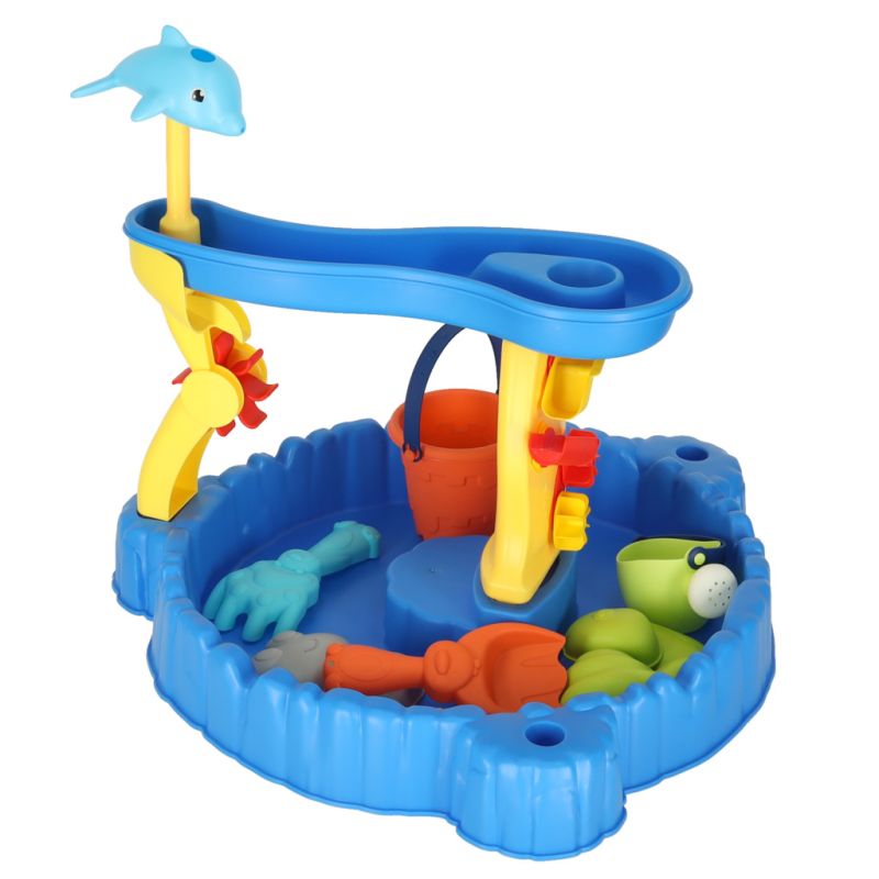 Stolik wodny tor do piasku i wody dwa poziomy akcesoria - obrazek 8