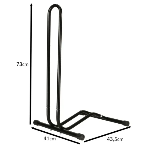 Stojak rowerowy RALLEX na rower pojedynczy metalowy czarny