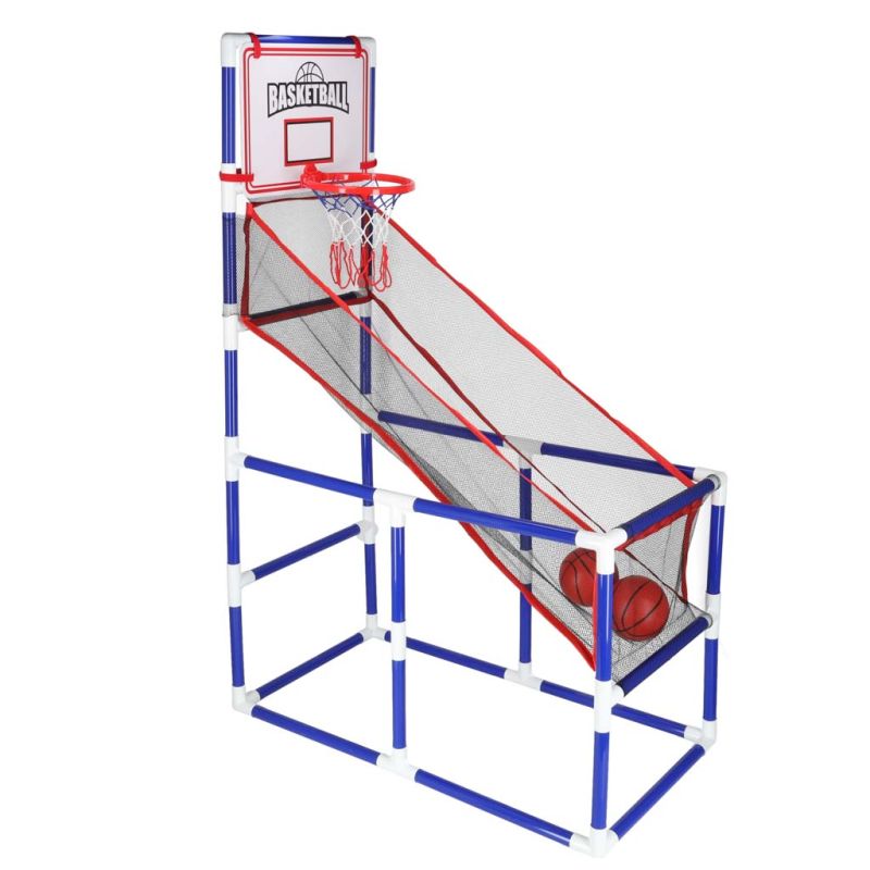 Koszykówka gra zręcznościowa sportowa przenośna basketball 2 piłki pompka - obrazek 2