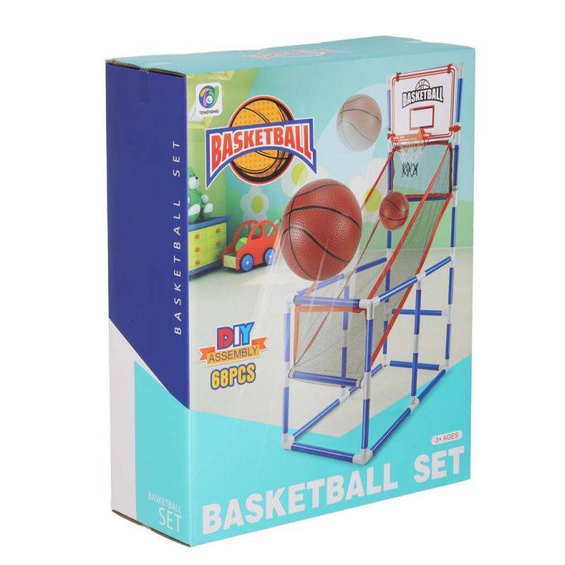 Koszykówka gra zręcznościowa sportowa przenośna basketball 2 piłki pompka - obrazek 9