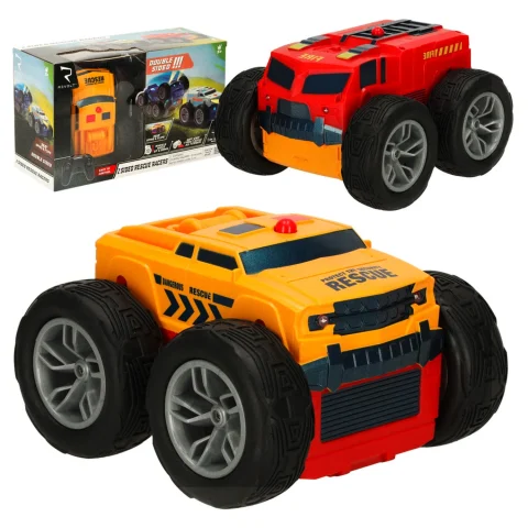 Samochód auto na pilota Revolt 2 Sided Rescue Racer mega transformacja obrót 360 4WD