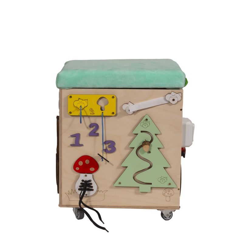 Puf manipulacyjny LAS z siedziskiem kółeczkami - obrazek 6