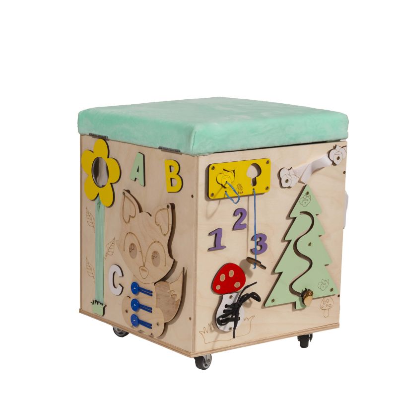 Puf manipulacyjny LAS z siedziskiem kółeczkami - obrazek 7