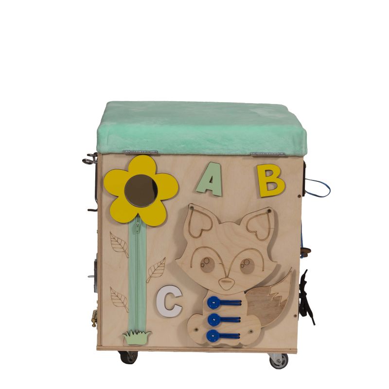 Puf manipulacyjny LAS z siedziskiem kółeczkami - obrazek 8