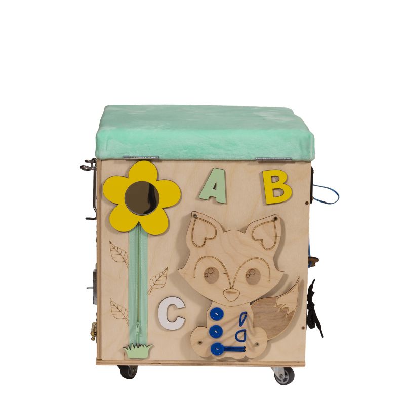 Puf manipulacyjny LAS z siedziskiem kółeczkami - obrazek 9