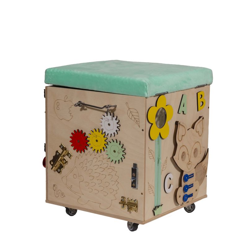 Puf manipulacyjny LAS z siedziskiem kółeczkami - obrazek 10