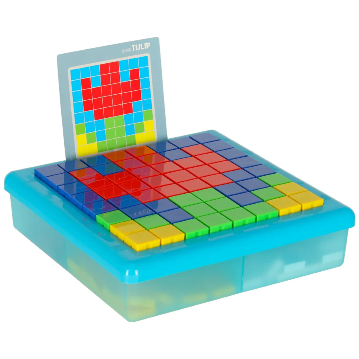 Układanka kreatywna logiczna klocki puzzle mozaika 175 elementów - obrazek 7