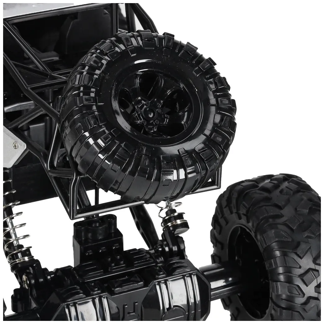 Samochód zdalnie sterowany na pilota RC Rock Crawler 1:12 4WD METAL srebrny - obrazek 7