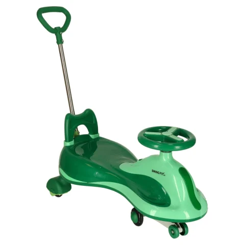 Jeździk grawitacyjny LED Swing FIX S2 skuter z rączką zielony max 100kg