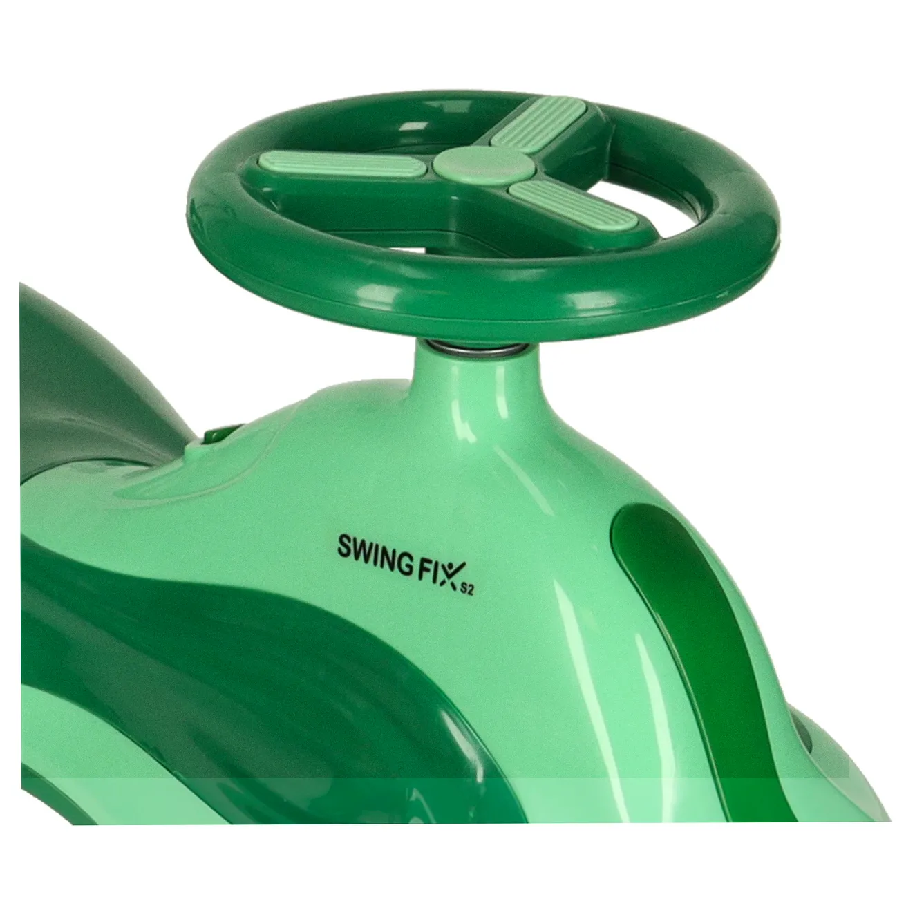 Jeździk grawitacyjny LED Swing FIX S2 skuter z rączką zielony max 100kg - obrazek 7