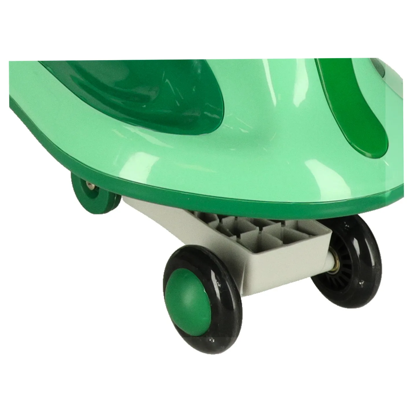 Jeździk grawitacyjny LED Swing FIX S2 skuter z rączką zielony max 100kg - obrazek 8