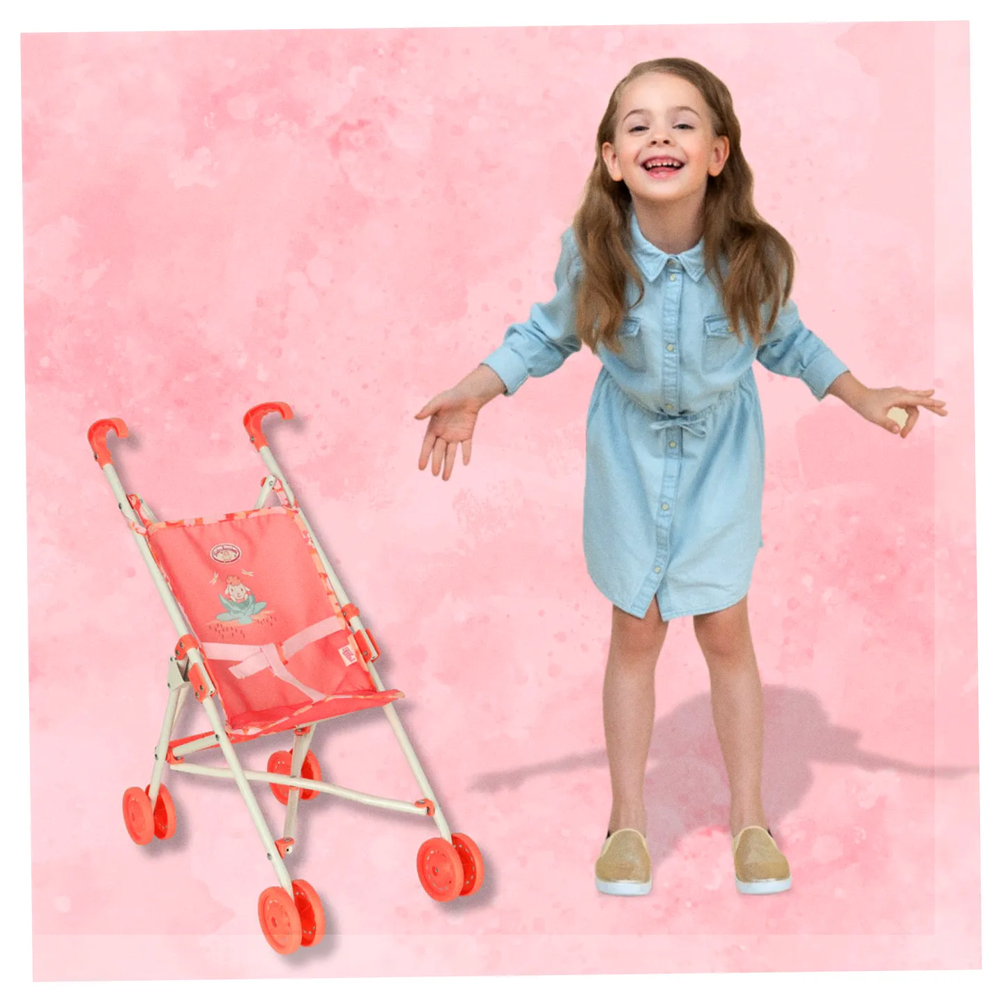 Wózek dla lalek spacerówka składany baby Annabell - obrazek 11