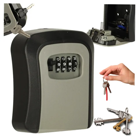 Skrzynka na klucze sejf na kod zamek szyfr kasetka na ścianę