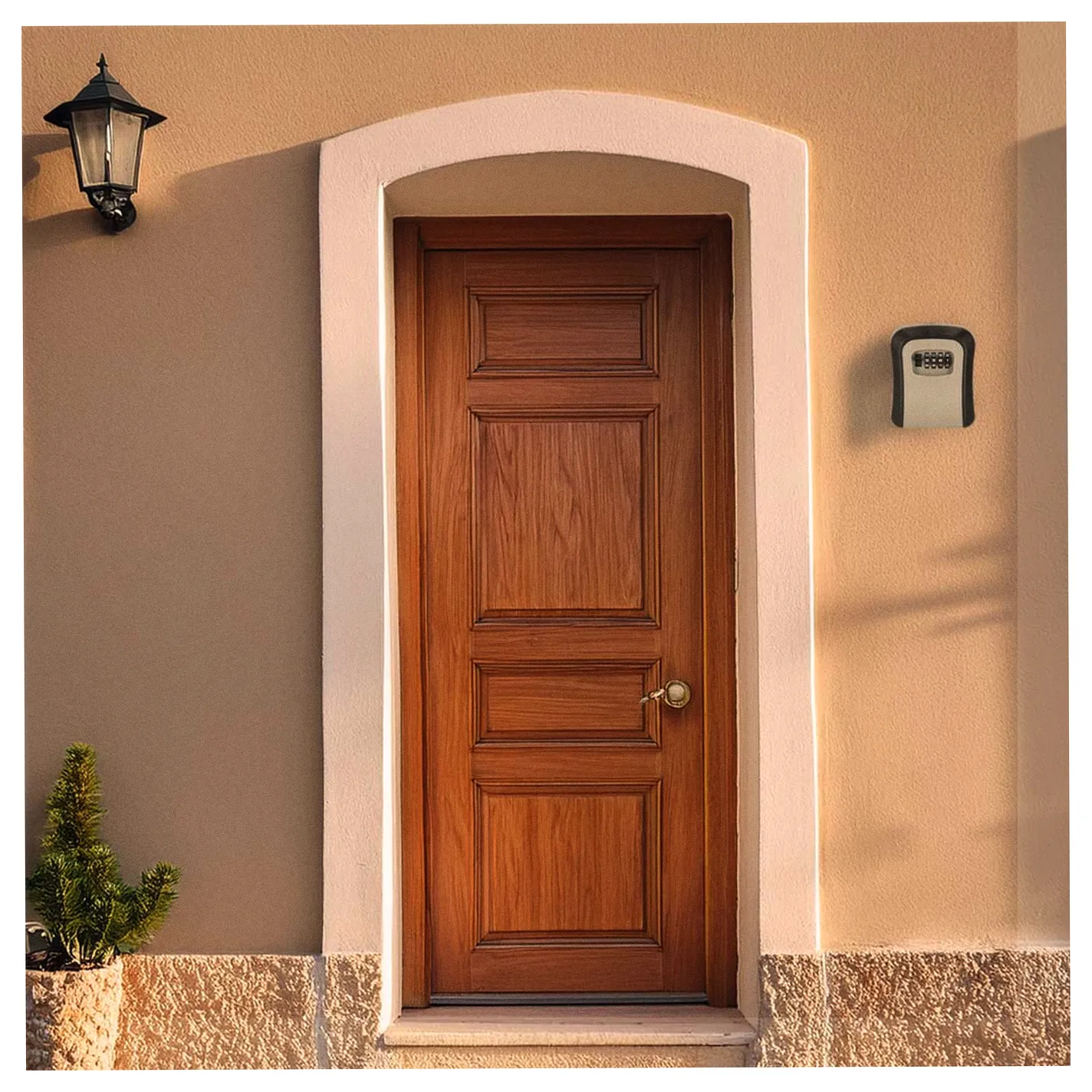 Skrzynka na klucze sejf na kod zamek szyfr kasetka na ścianę - obrazek 9