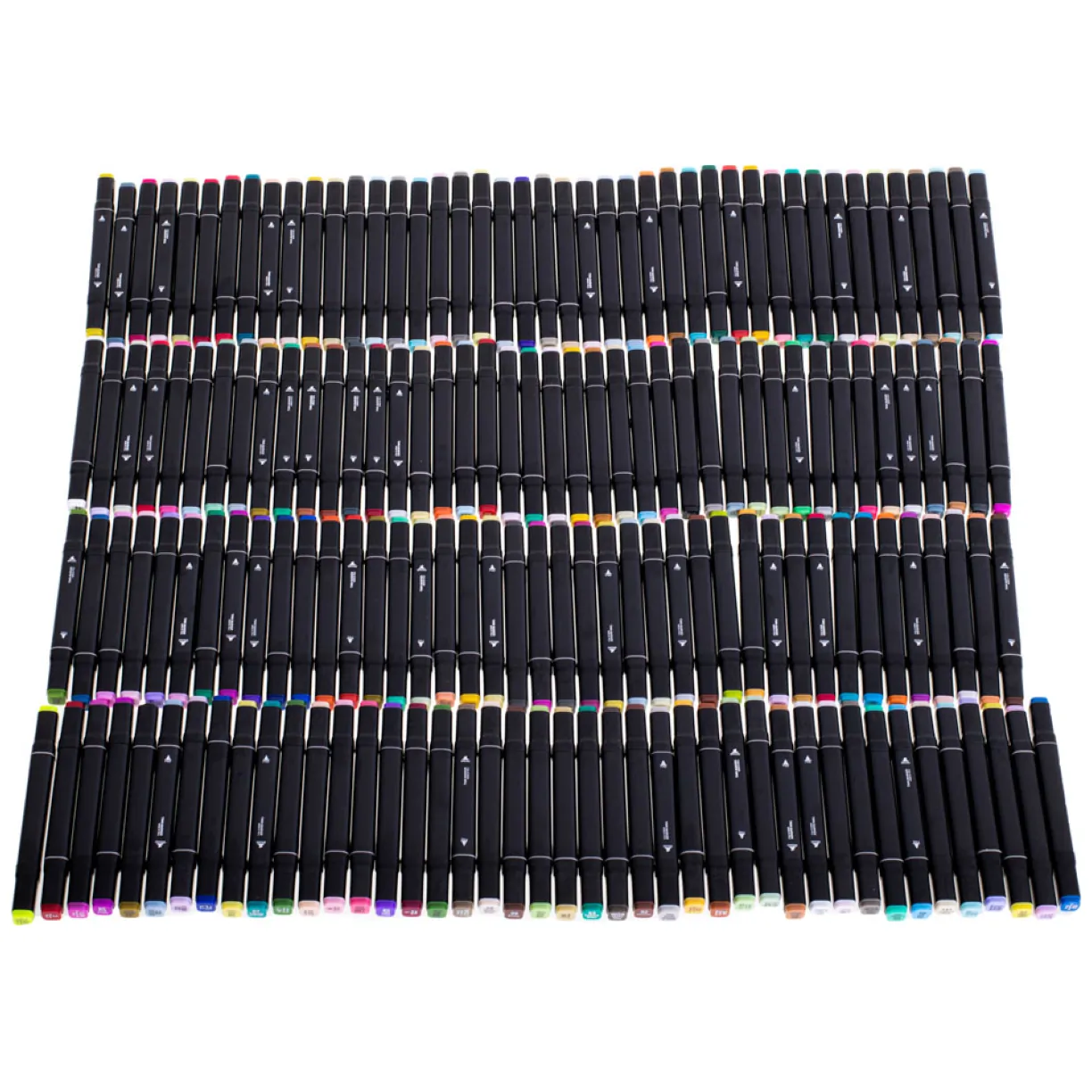 Markery dwustronne alkoholowe w etui 168 sztuk