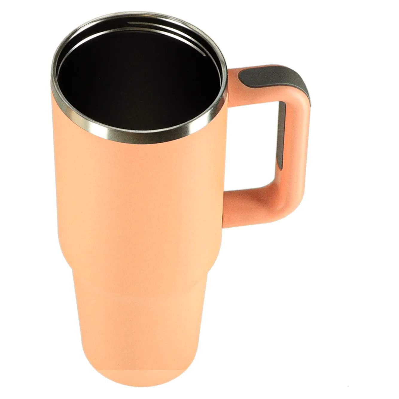 Kubek termiczny ze słomką i uchwytem termos 1200ml róż pudrowy - obrazek 7