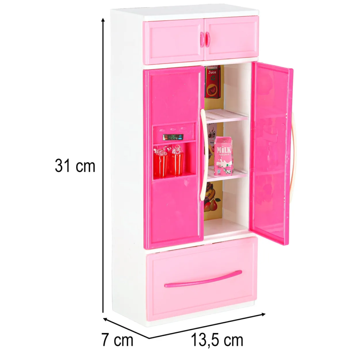 Mebelki dla lalek kuchnia 4 segmenty dźwięki LED 48cm - obrazek 13