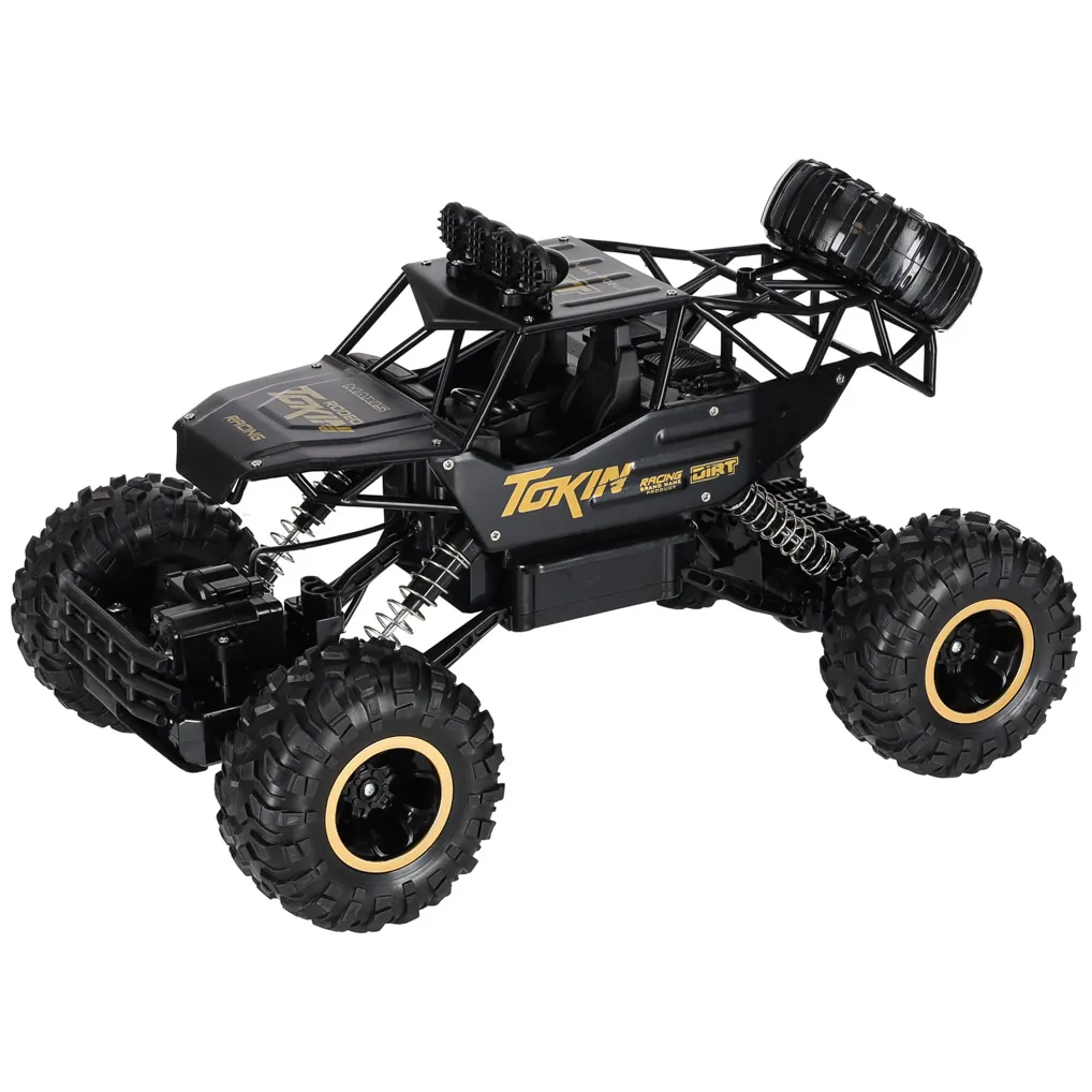 Samochód zdalnie sterowany na pilota RC Rock Crawler 1:12 4WD METAL czarny - obrazek 2