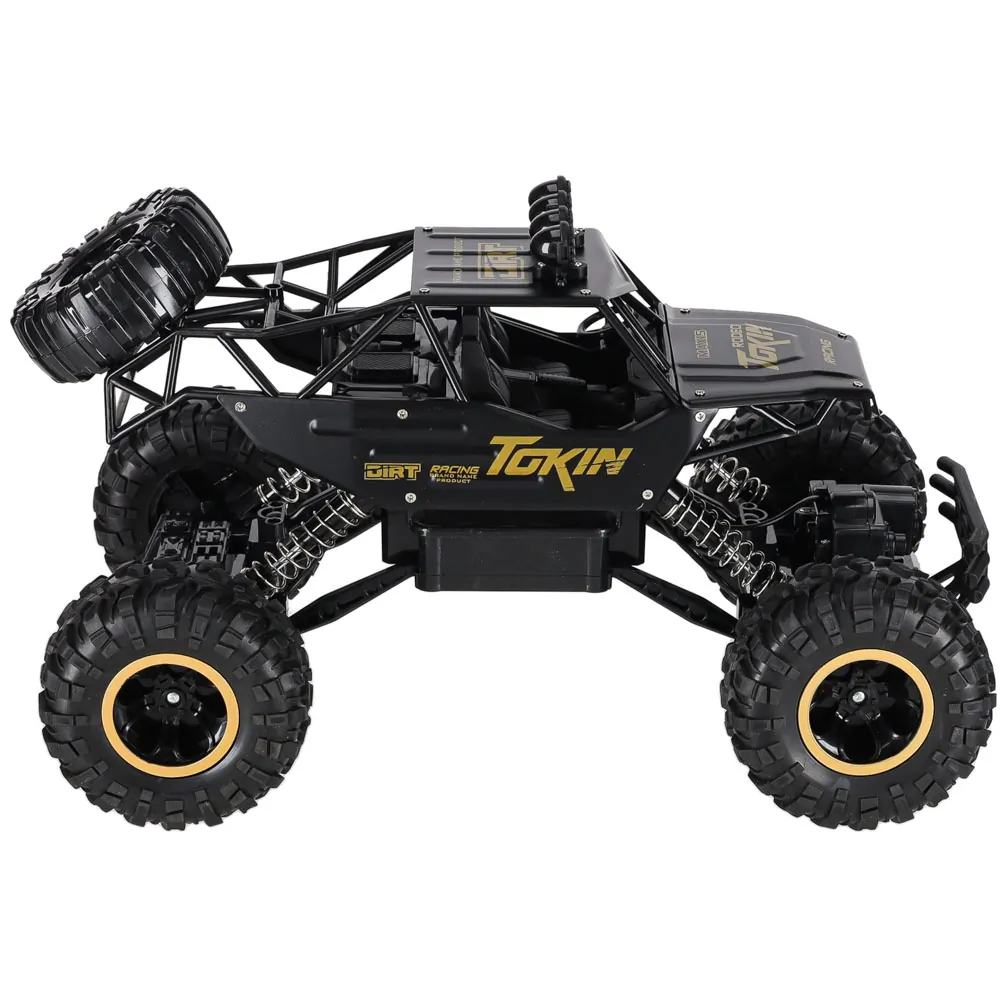 Samochód zdalnie sterowany na pilota RC Rock Crawler 1:12 4WD METAL czarny - obrazek 3