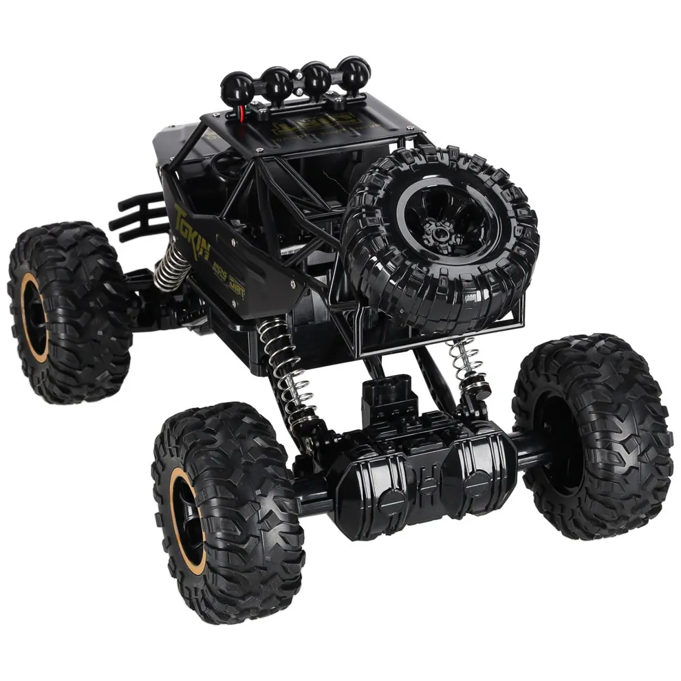 Samochód zdalnie sterowany na pilota RC Rock Crawler 1:12 4WD METAL czarny - obrazek 4