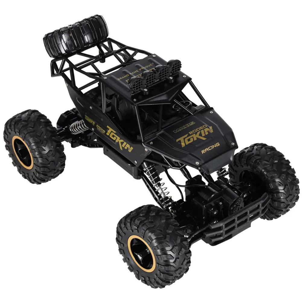 Samochód zdalnie sterowany na pilota RC Rock Crawler 1:12 4WD METAL czarny - obrazek 5