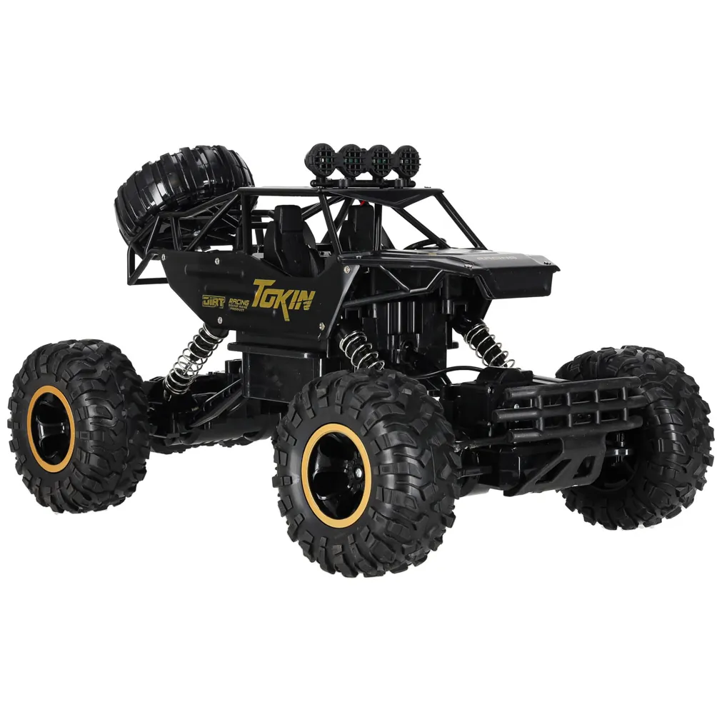 Samochód zdalnie sterowany na pilota RC Rock Crawler 1:12 4WD METAL czarny - obrazek 6