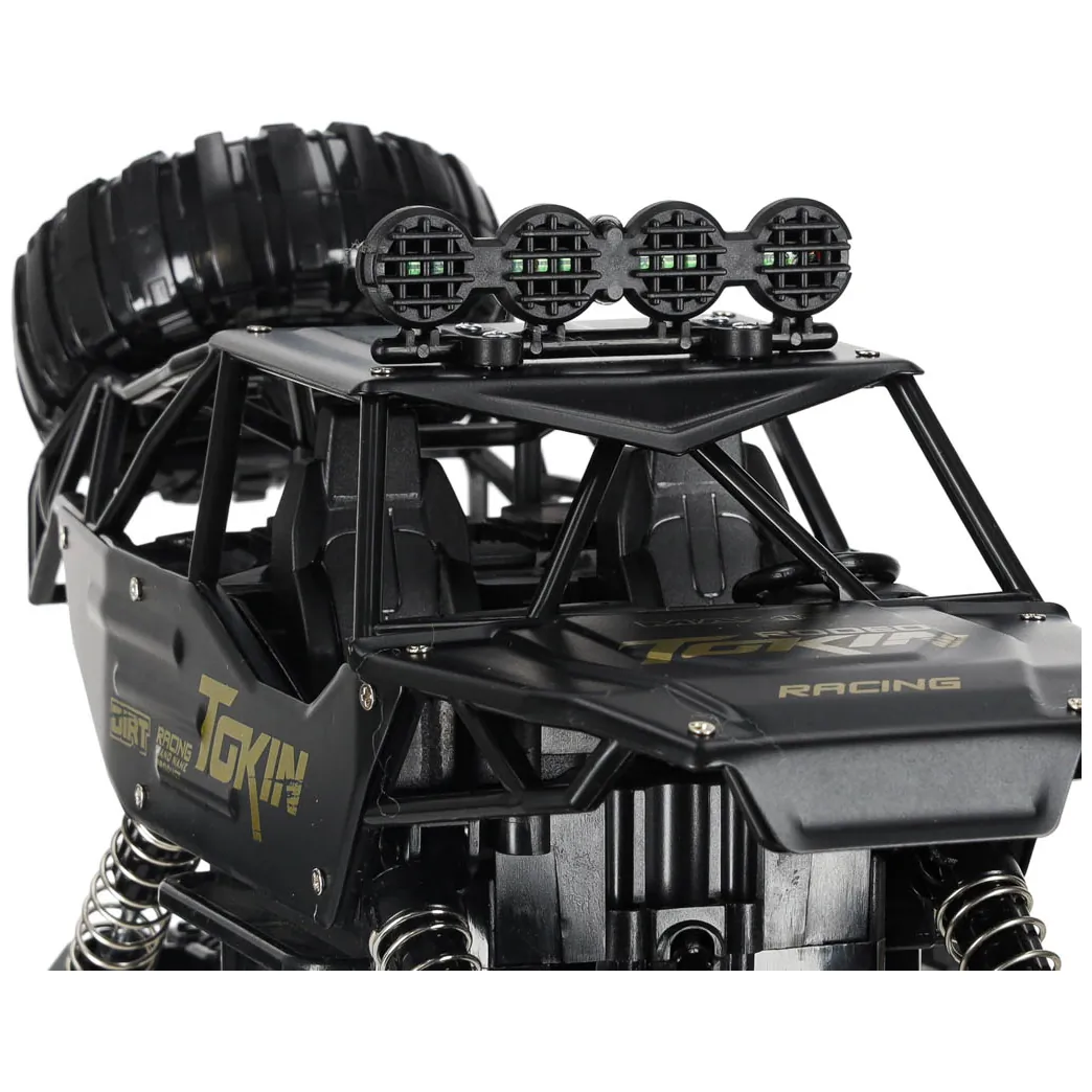 Samochód zdalnie sterowany na pilota RC Rock Crawler 1:12 4WD METAL czarny - obrazek 8