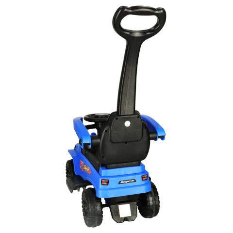 Jeździk pchacz samochód terenowy z dźwiękiem i światłami niebieski