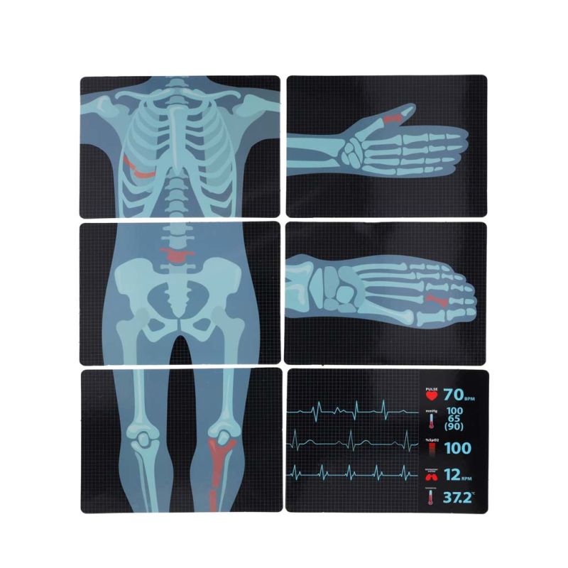 Duży zestaw lekarza stacja medyczna mały doktor ekg rtg światło dźwięk - obrazek 12