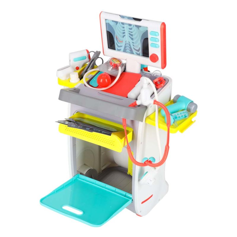Duży zestaw lekarza stacja medyczna mały doktor ekg rtg światło dźwięk - obrazek 3