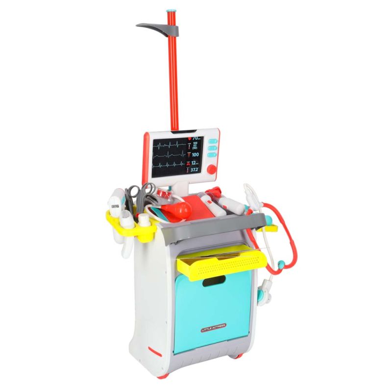 Duży zestaw lekarza stacja medyczna mały doktor ekg rtg światło dźwięk - obrazek 6