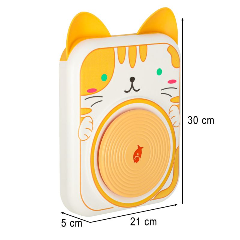 Koło garncarskie zestaw kreatywny glina farby kotek żółty - obrazek 15