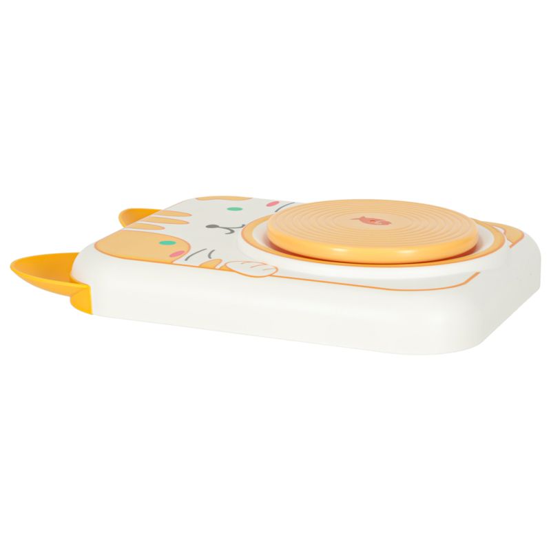 Koło garncarskie zestaw kreatywny glina farby kotek żółty - obrazek 6