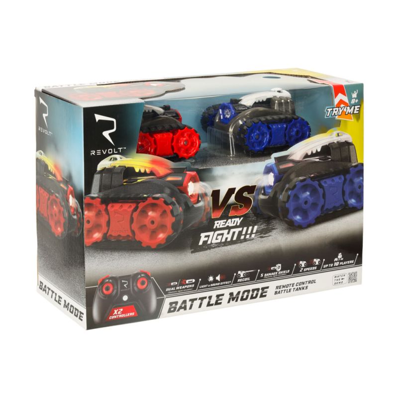 Autka na gąsiennicach  na pilota RC REVOLT TG1004T Battle Tanks Pojedynek Laserowy 2.4GHz LED Efekty Dźwiękowe Off-Road - obrazek 13