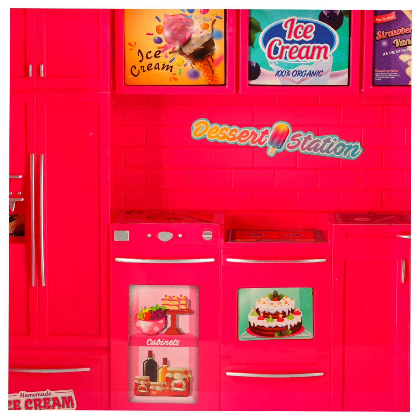 Samochód dla lalek kamper food truck zestaw 21 el. - obrazek 6