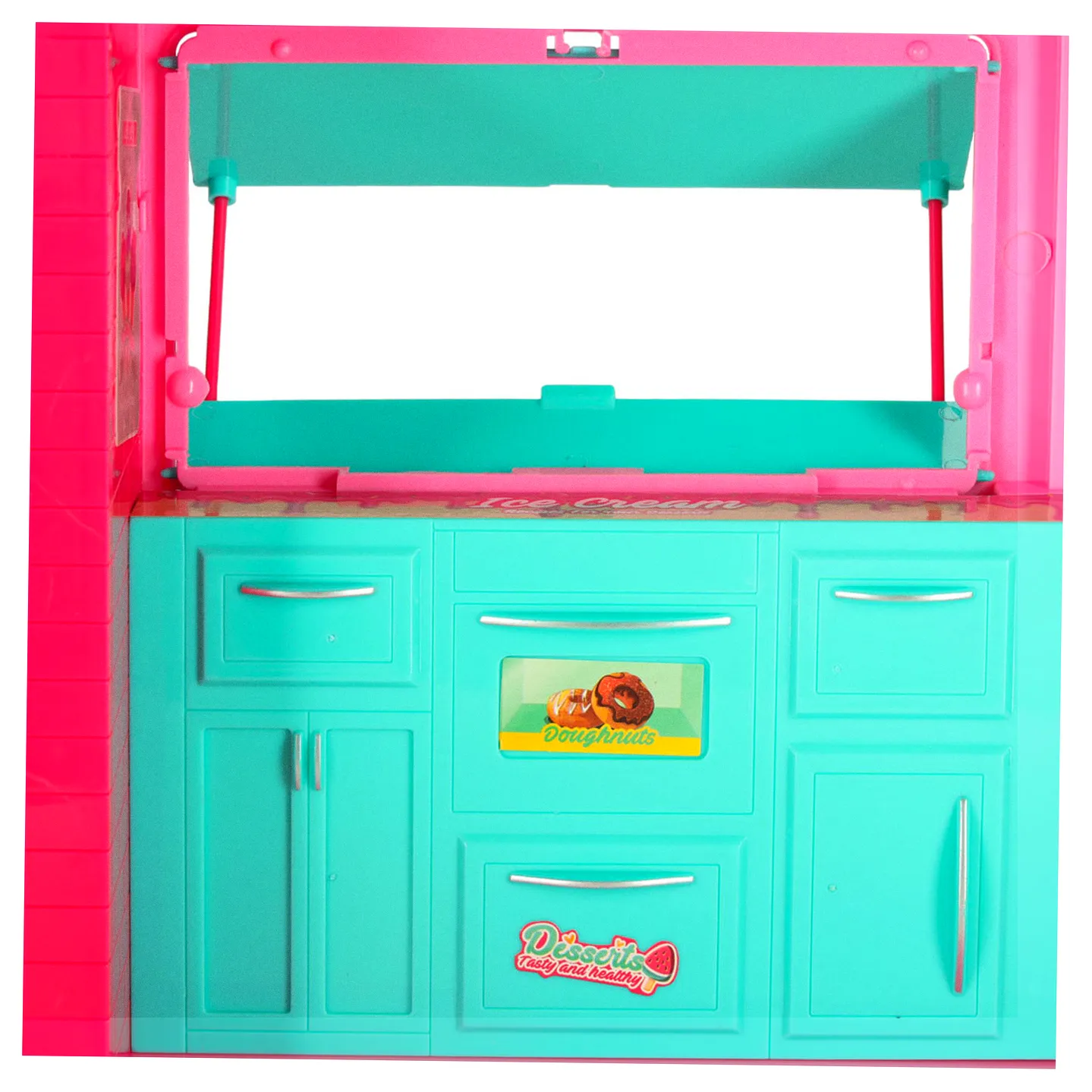 Samochód dla lalek kamper food truck zestaw 21 el. - obrazek 7