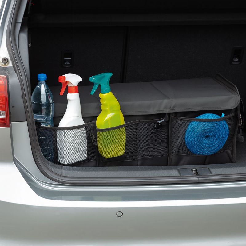 Organizer do bagażnika kufer do samochodu z chłodzeniem i XXL 37x75x32cm - obrazek 15