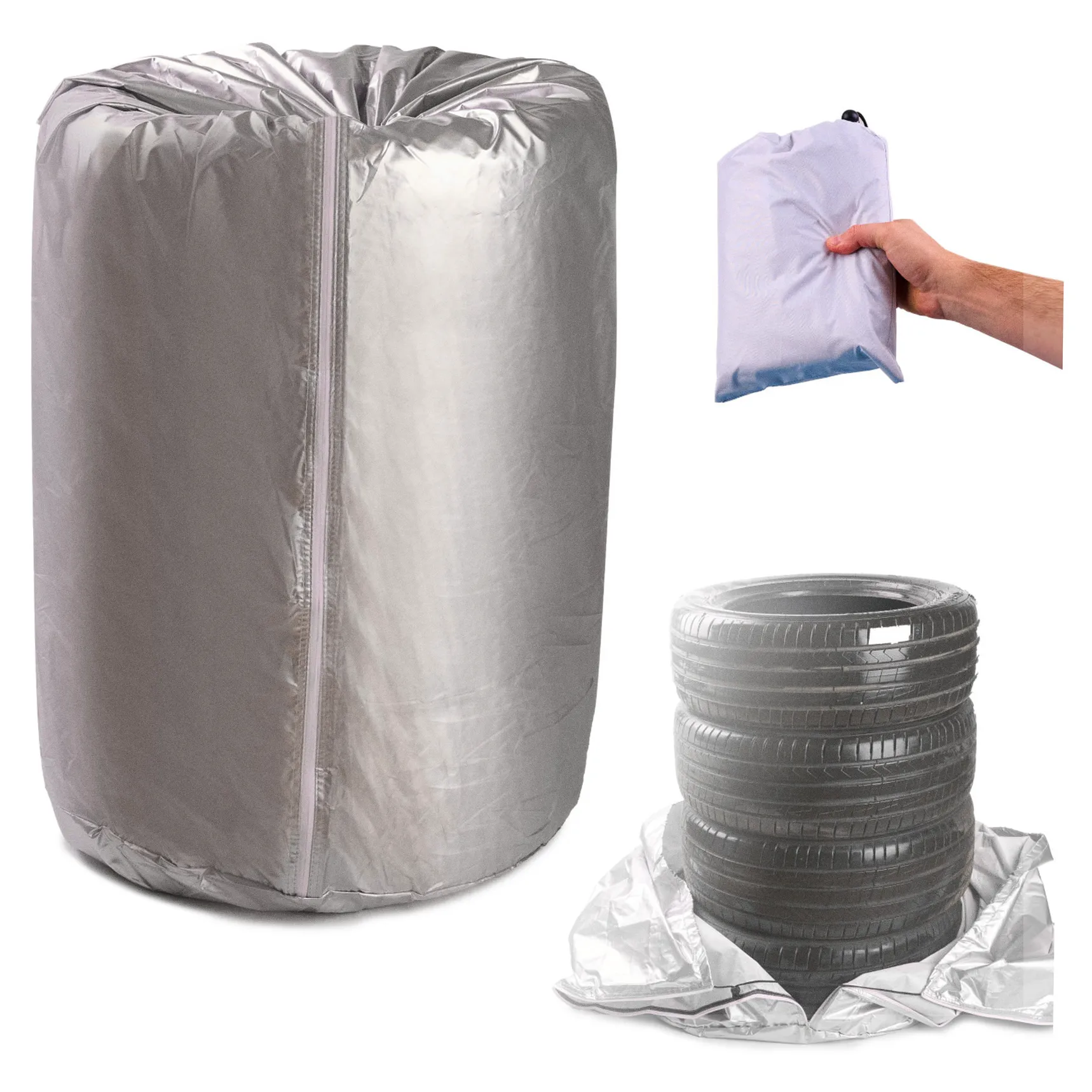 Pokrowiec osłona na opony koła do samochodu wodoodporny 13-17 cali