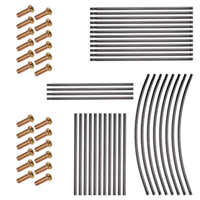 Pergola ogrodowa LUARO łuk uchwyt na róże kwiaty bluszcz pnącza metalowa 240 x 140 cm - obrazek 5