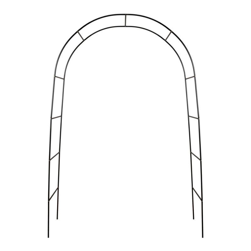 Pergola ogrodowa LUARO łuk uchwyt na róże kwiaty bluszcz pnącza metalowa 240 x 140 cm - obrazek 7
