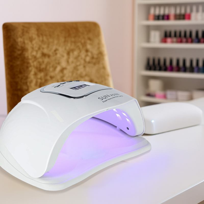 Lampa do paznokci Sun X5 UV 45 LED 150W manicure hybrydy żele - obrazek 11