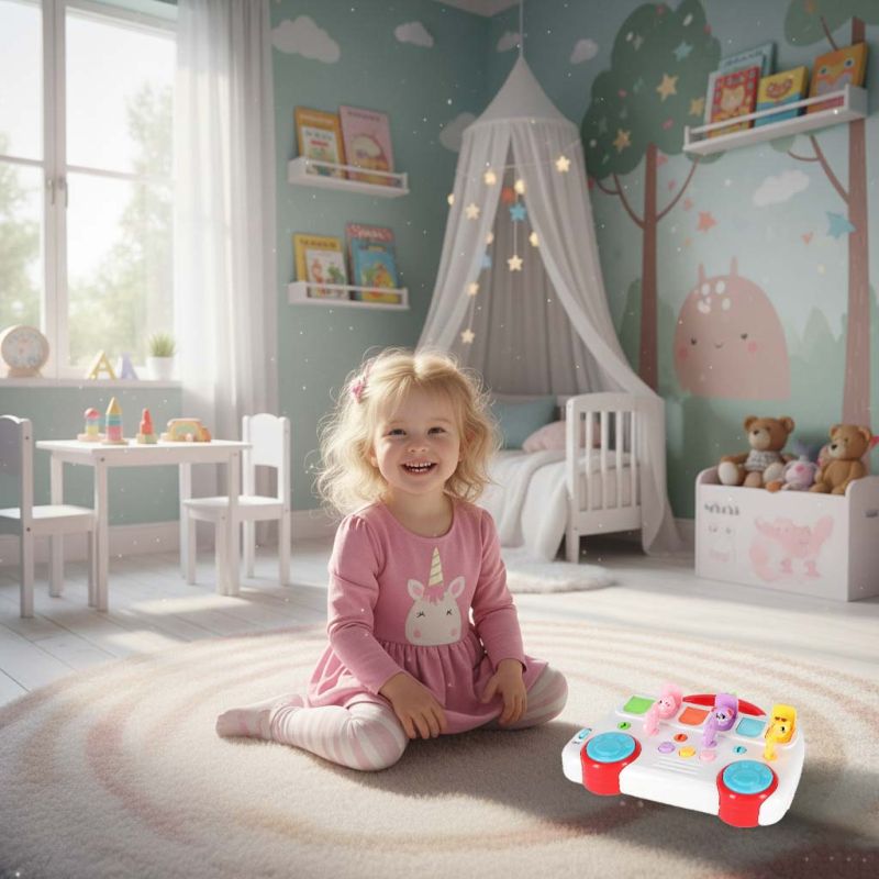 Autobus edukacyjny grający wyskakujące zwierzątka kluczyki - obrazek 11