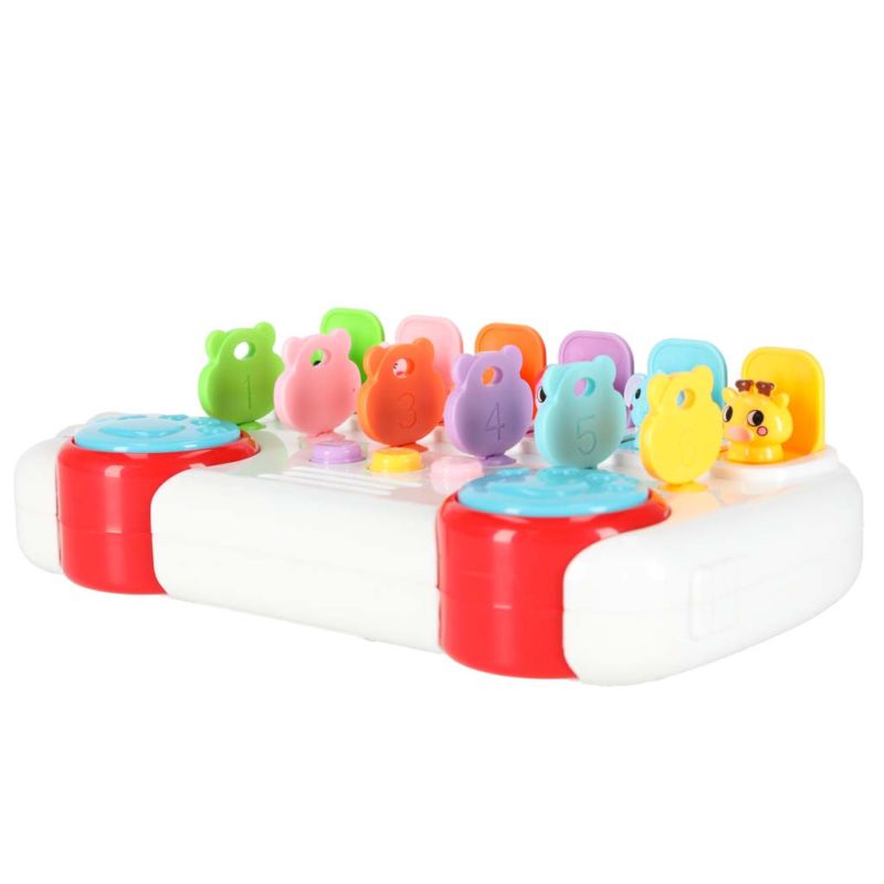 Autobus edukacyjny grający wyskakujące zwierzątka kluczyki - obrazek 4