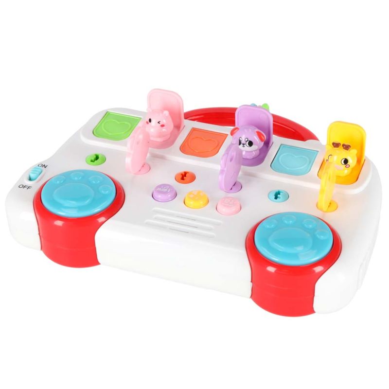 Autobus edukacyjny grający wyskakujące zwierzątka kluczyki - obrazek 5