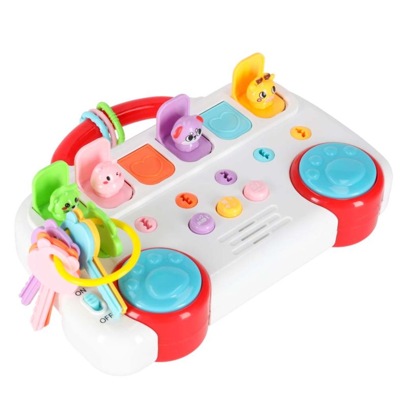 Autobus edukacyjny grający wyskakujące zwierzątka kluczyki - obrazek 9