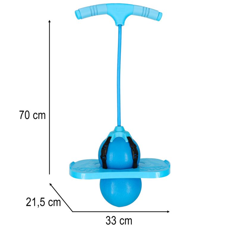 Skoczek dla dzieci pogo równowaga jumper niebieski - obrazek 11