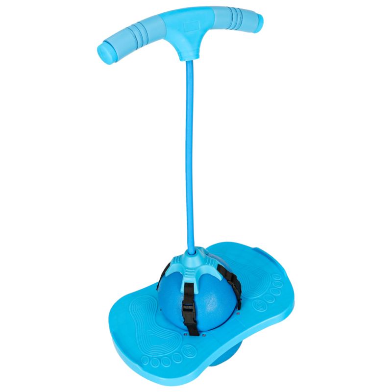 Skoczek dla dzieci pogo równowaga jumper niebieski - obrazek 5