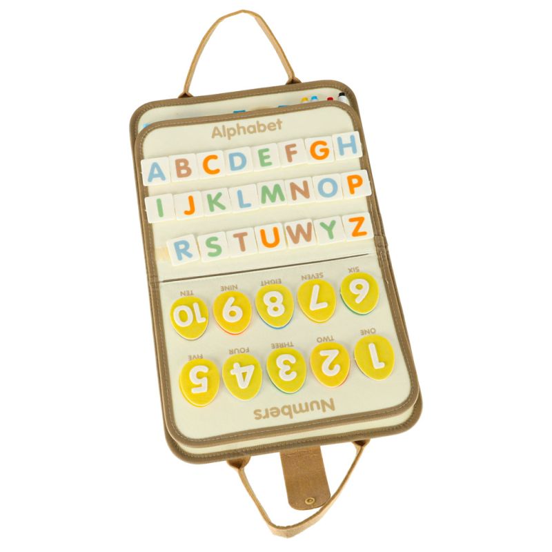 Tablica manipulacyjna sensoryczna montessori walizka dinozaury - obrazek 9