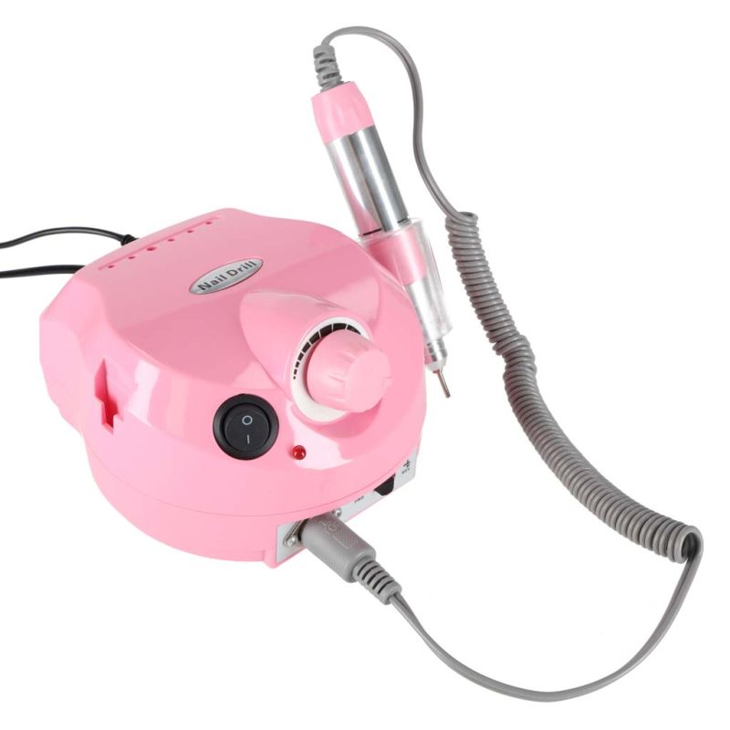 Frezarka do paznokci elektryczna 65W manicure pedicure 6 końcówek frezy - obrazek 2