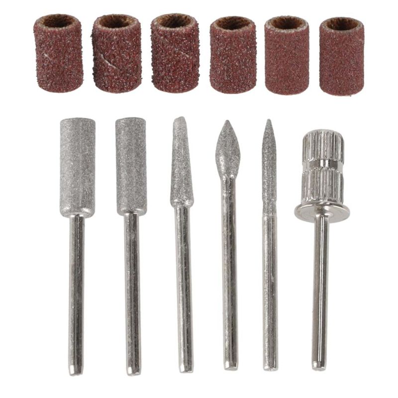 Frezarka do paznokci elektryczna 65W manicure pedicure 6 końcówek frezy - obrazek 11